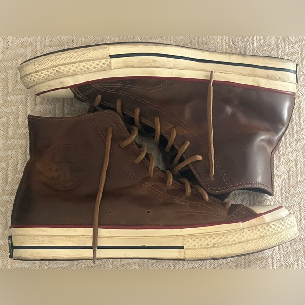 Chuck 70 High Color Leather - Clove Brown